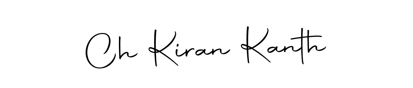 How to make Ch Kiran Kanth signature? Autography-DOLnW is a professional autograph style. Create handwritten signature for Ch Kiran Kanth name. Ch Kiran Kanth signature style 10 images and pictures png