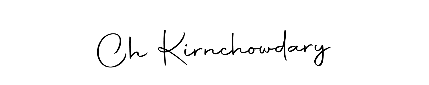 Use a signature maker to create a handwritten signature online. With this signature software, you can design (Autography-DOLnW) your own signature for name Ch Kirnchowdary. Ch Kirnchowdary signature style 10 images and pictures png