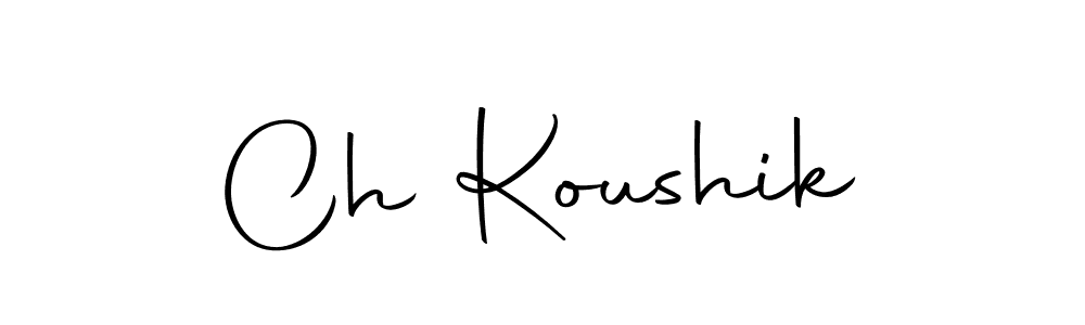 Also we have Ch Koushik name is the best signature style. Create professional handwritten signature collection using Autography-DOLnW autograph style. Ch Koushik signature style 10 images and pictures png