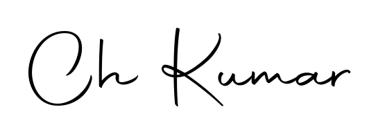 Create your official email sign-off with Ch Kumar name in Autography-DOLnW style. Crisp, clean, and perfectly legible across all screens. Ch Kumar signature style 10 images and pictures png