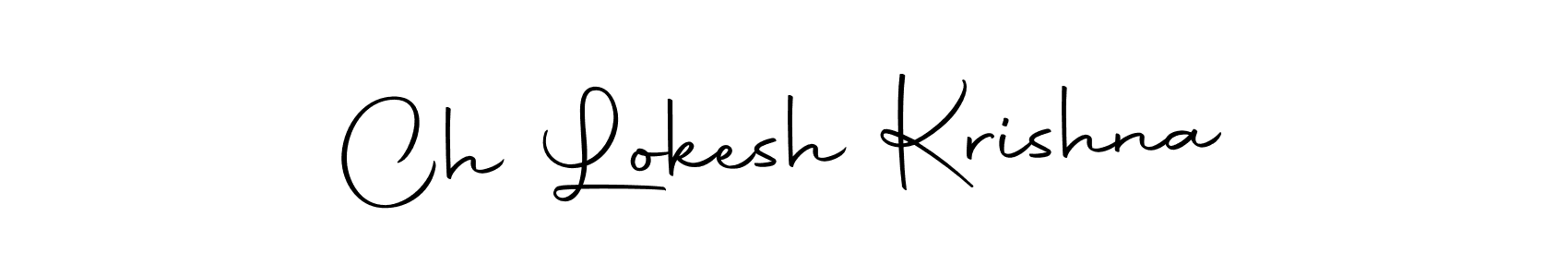 You can use this online signature creator to create a handwritten signature for the name Ch Lokesh Krishna. This is the best online autograph maker. Ch Lokesh Krishna signature style 10 images and pictures png