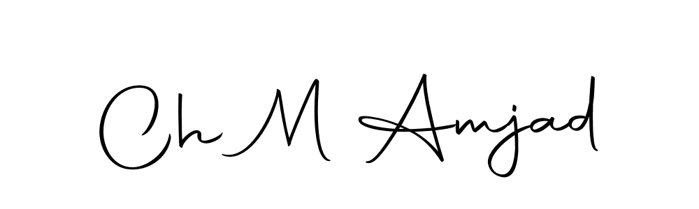 Make a beautiful signature design for name Ch M Amjad. With this signature (Autography-DOLnW) style, you can create a handwritten signature for free. Ch M Amjad signature style 10 images and pictures png