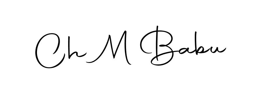 Ch M Babu stylish signature style. Best Handwritten Sign (Autography-DOLnW) for my name. Handwritten Signature Collection Ideas for my name Ch M Babu. Ch M Babu signature style 10 images and pictures png