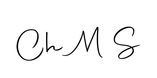 The best way (Autography-DOLnW) to make a short signature is to pick only two or three words in your name. The name Ch M S include a total of six letters. For converting this name. Ch M S signature style 10 images and pictures png