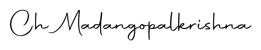Quickly download Ch Madangopalkrishna name signature in high-resolution PNG using Autography-DOLnW style. Ready to insert into PDFs and online applications. Ch Madangopalkrishna signature style 10 images and pictures png