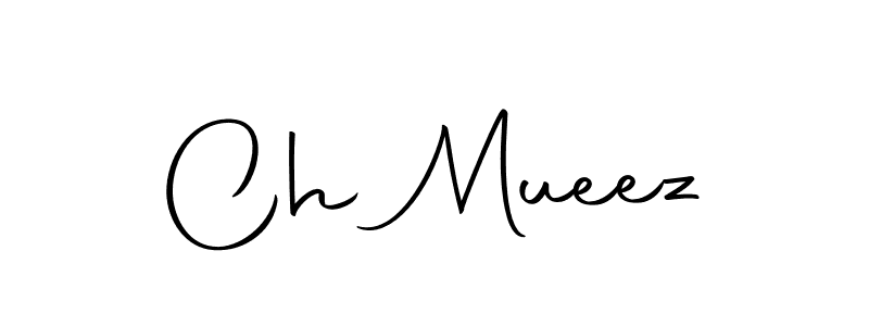 You should practise on your own different ways (Autography-DOLnW) to write your name (Ch Mueez) in signature. don't let someone else do it for you. Ch Mueez signature style 10 images and pictures png