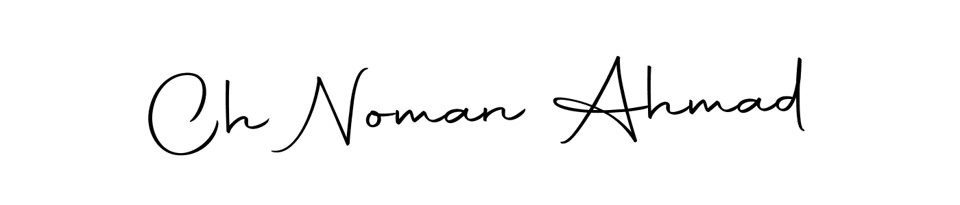 Make a beautiful signature design for name Ch Noman Ahmad. Use this online signature maker to create a handwritten signature for free. Ch Noman Ahmad signature style 10 images and pictures png
