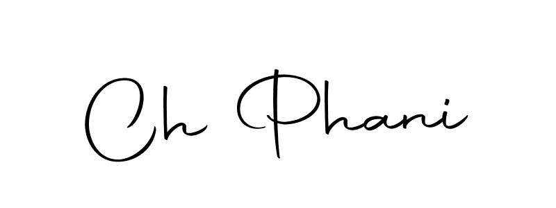 Make a beautiful signature design for name Ch Phani. Use this online signature maker to create a handwritten signature for free. Ch Phani signature style 10 images and pictures png