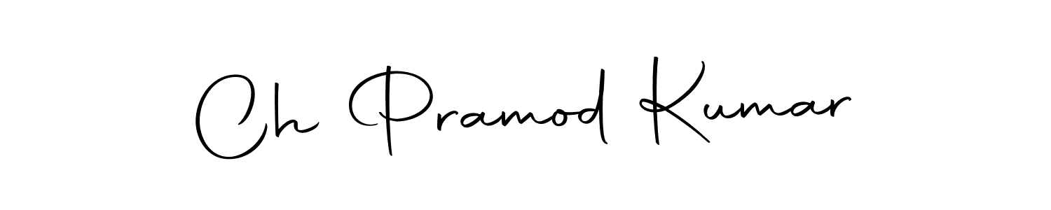 Make a beautiful signature design for name Ch Pramod Kumar. Use this online signature maker to create a handwritten signature for free. Ch Pramod Kumar signature style 10 images and pictures png