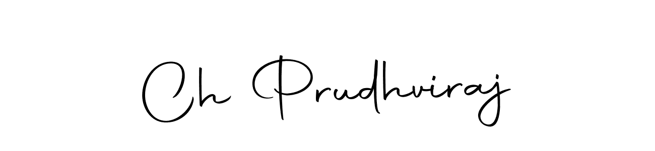 Design your own signature with our free online signature maker. With this signature software, you can create a handwritten (Autography-DOLnW) signature for name Ch Prudhviraj. Ch Prudhviraj signature style 10 images and pictures png