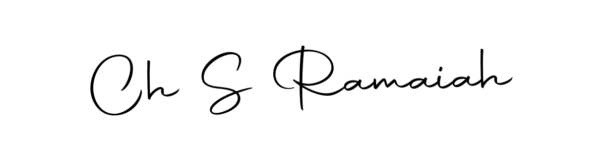 The best way (Autography-DOLnW) to make a short signature is to pick only two or three words in your name. The name Ch S Ramaiah include a total of six letters. For converting this name. Ch S Ramaiah signature style 10 images and pictures png