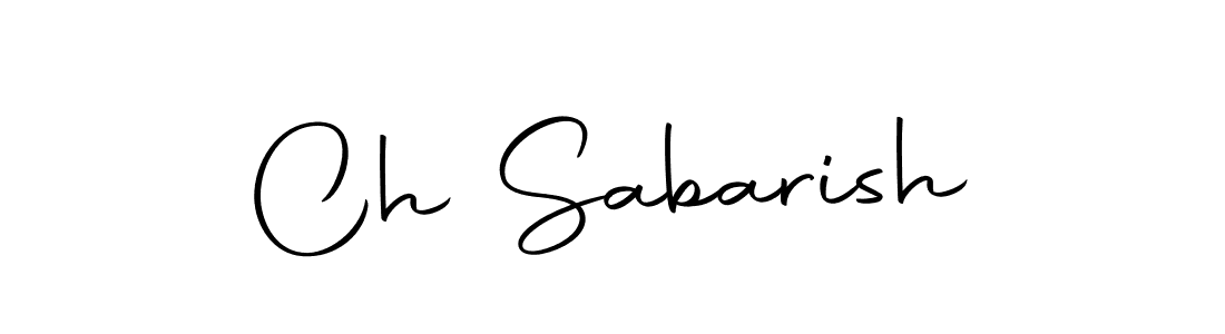 Similarly Autography-DOLnW is the best handwritten signature design. Signature creator online .You can use it as an online autograph creator for name Ch Sabarish. Ch Sabarish signature style 10 images and pictures png