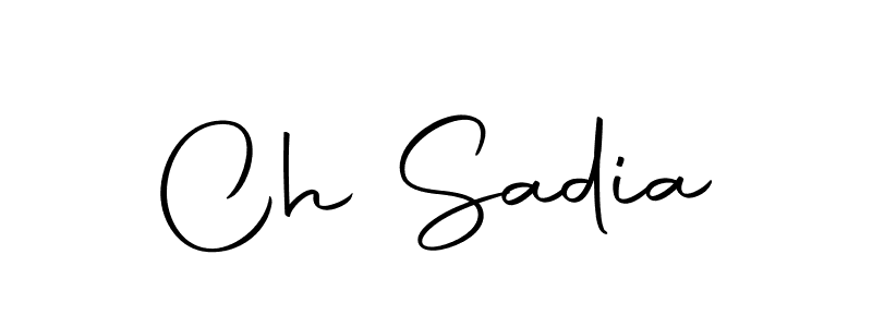 Similarly Autography-DOLnW is the best handwritten signature design. Signature creator online .You can use it as an online autograph creator for name Ch Sadia. Ch Sadia signature style 10 images and pictures png