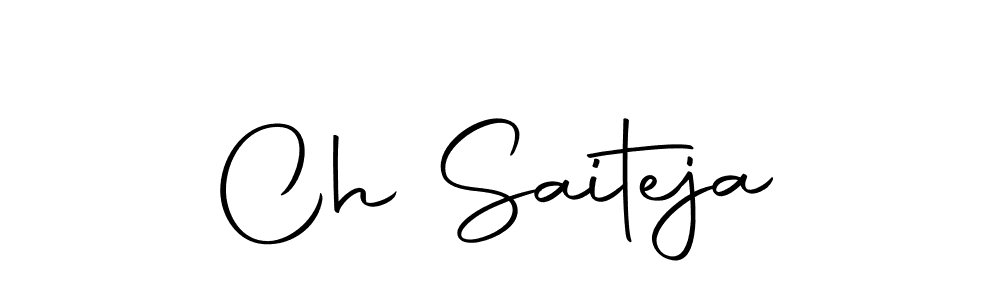 This is the best signature style for the Ch Saiteja name. Also you like these signature font (Autography-DOLnW). Mix name signature. Ch Saiteja signature style 10 images and pictures png
