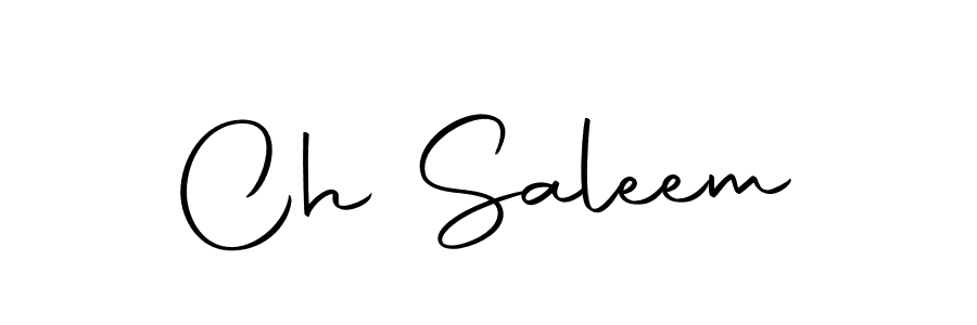 if you are searching for the best signature style for your name Ch Saleem. so please give up your signature search. here we have designed multiple signature styles  using Autography-DOLnW. Ch Saleem signature style 10 images and pictures png