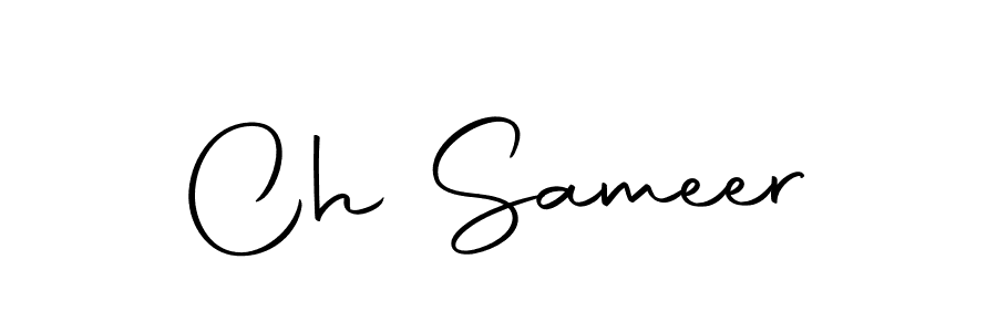 The best way (Autography-DOLnW) to make a short signature is to pick only two or three words in your name. The name Ch Sameer include a total of six letters. For converting this name. Ch Sameer signature style 10 images and pictures png