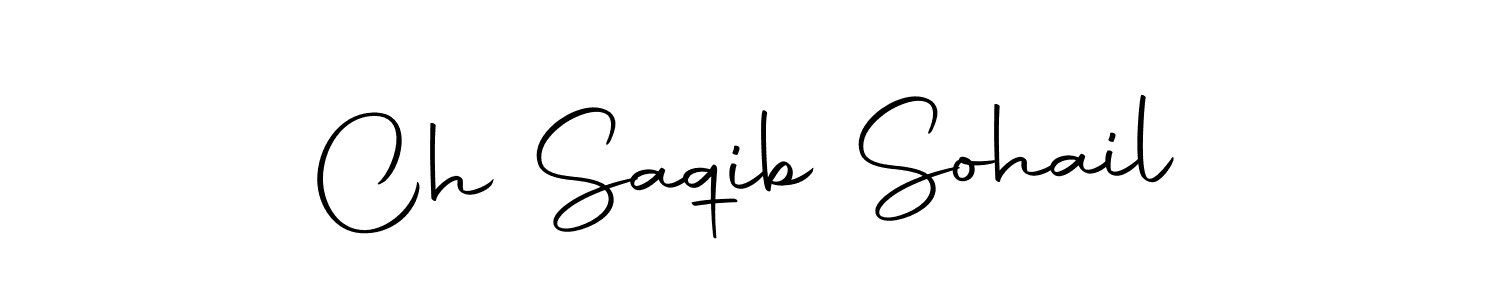 Make a short Ch Saqib Sohail signature style. Manage your documents anywhere anytime using Autography-DOLnW. Create and add eSignatures, submit forms, share and send files easily. Ch Saqib Sohail signature style 10 images and pictures png