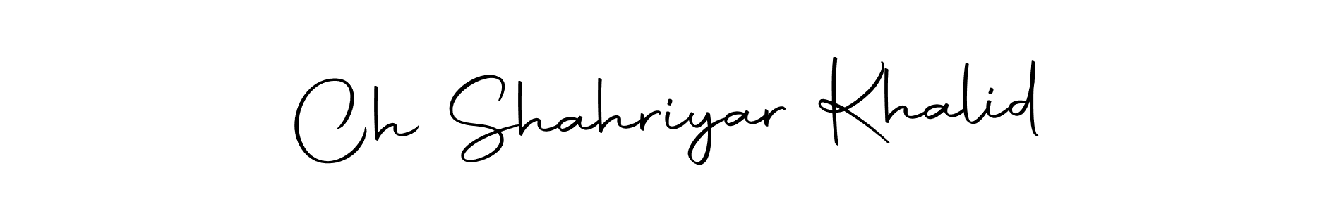 You can use this online signature creator to create a handwritten signature for the name Ch Shahriyar Khalid. This is the best online autograph maker. Ch Shahriyar Khalid signature style 10 images and pictures png
