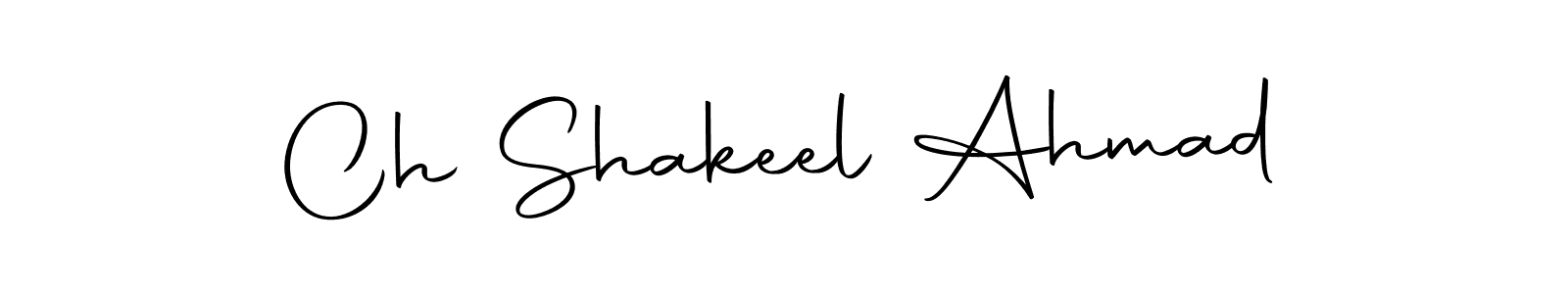 Make a beautiful signature design for name Ch Shakeel Ahmad. With this signature (Autography-DOLnW) style, you can create a handwritten signature for free. Ch Shakeel Ahmad signature style 10 images and pictures png