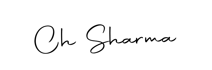 How to make Ch Sharma signature? Autography-DOLnW is a professional autograph style. Create handwritten signature for Ch Sharma name. Ch Sharma signature style 10 images and pictures png