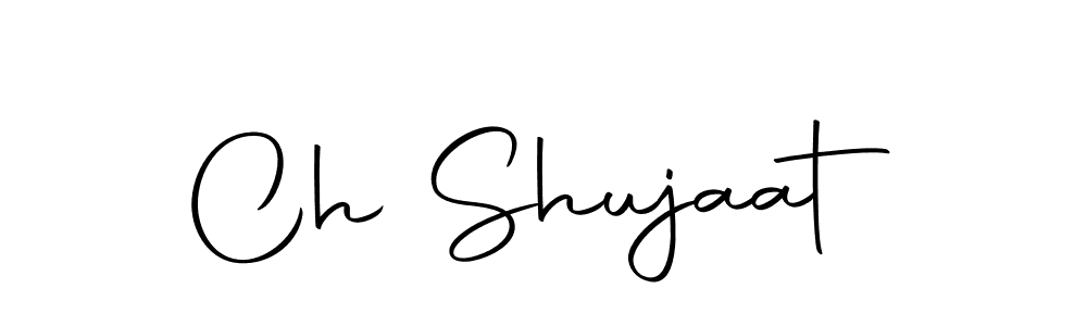 Make a beautiful signature design for name Ch Shujaat. With this signature (Autography-DOLnW) style, you can create a handwritten signature for free. Ch Shujaat signature style 10 images and pictures png