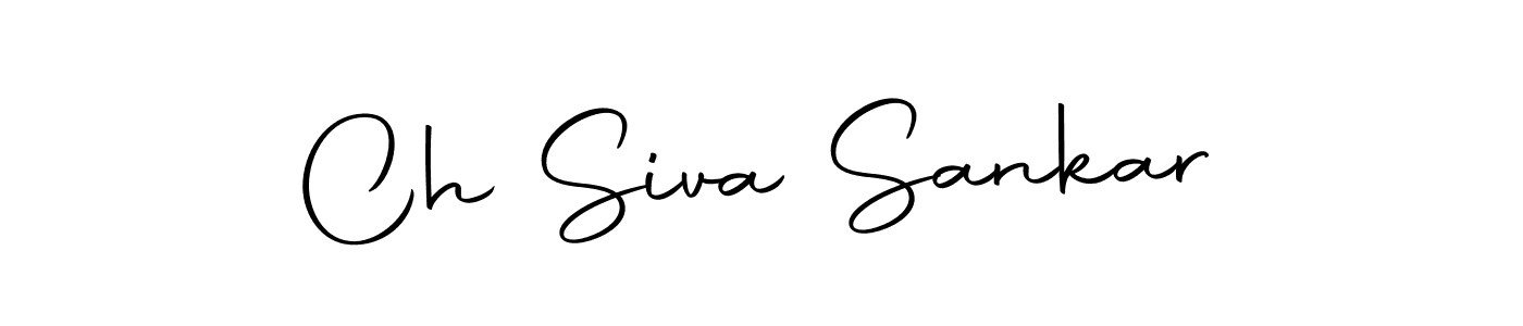 Also we have Ch Siva Sankar name is the best signature style. Create professional handwritten signature collection using Autography-DOLnW autograph style. Ch Siva Sankar signature style 10 images and pictures png