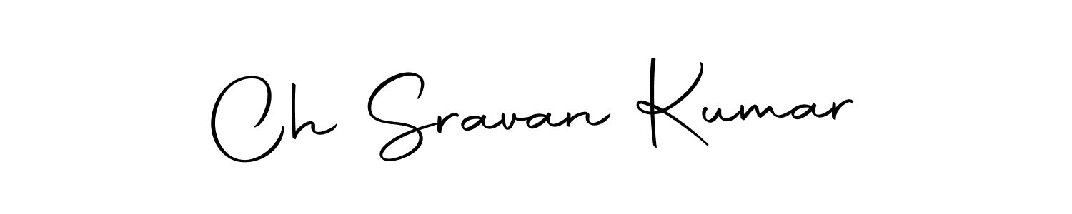 Make a beautiful signature design for name Ch Sravan Kumar. With this signature (Autography-DOLnW) style, you can create a handwritten signature for free. Ch Sravan Kumar signature style 10 images and pictures png