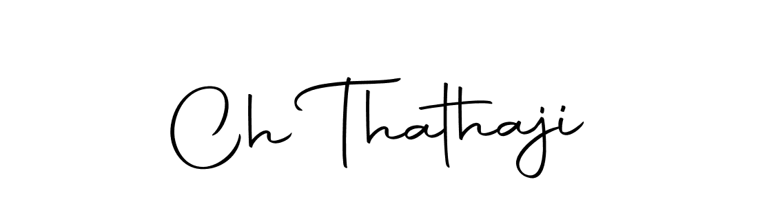 The best way (Autography-DOLnW) to make a short signature is to pick only two or three words in your name. The name Ch Thathaji include a total of six letters. For converting this name. Ch Thathaji signature style 10 images and pictures png