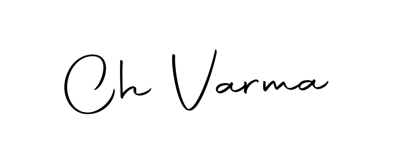 Make a beautiful signature design for name Ch Varma. With this signature (Autography-DOLnW) style, you can create a handwritten signature for free. Ch Varma signature style 10 images and pictures png