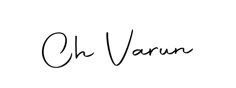 Make a beautiful signature design for name Ch Varun. Use this online signature maker to create a handwritten signature for free. Ch Varun signature style 10 images and pictures png
