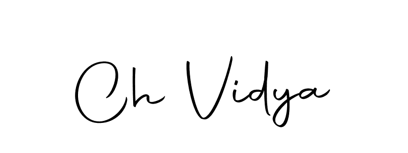 Here are the top 10 professional signature styles for the name Ch Vidya. These are the best autograph styles you can use for your name. Ch Vidya signature style 10 images and pictures png