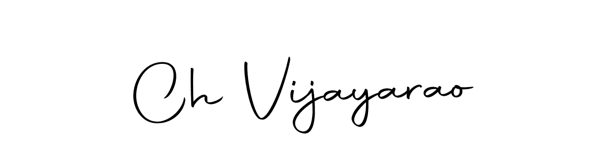It looks lik you need a new signature style for name Ch Vijayarao. Design unique handwritten (Autography-DOLnW) signature with our free signature maker in just a few clicks. Ch Vijayarao signature style 10 images and pictures png
