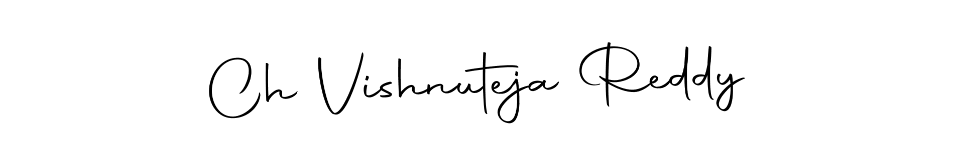 Also we have Ch Vishnuteja Reddy name is the best signature style. Create professional handwritten signature collection using Autography-DOLnW autograph style. Ch Vishnuteja Reddy signature style 10 images and pictures png