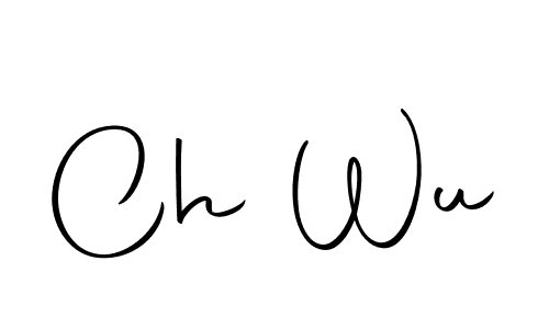 Ch Wu stylish signature style. Best Handwritten Sign (Autography-DOLnW) for my name. Handwritten Signature Collection Ideas for my name Ch Wu. Ch Wu signature style 10 images and pictures png