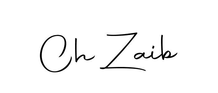 Use a signature maker to create a handwritten signature online. With this signature software, you can design (Autography-DOLnW) your own signature for name Ch Zaib. Ch Zaib signature style 10 images and pictures png