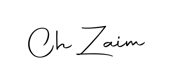 Also we have Ch Zaim name is the best signature style. Create professional handwritten signature collection using Autography-DOLnW autograph style. Ch Zaim signature style 10 images and pictures png