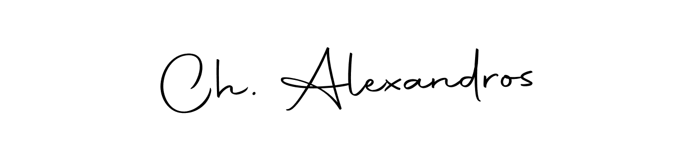 You should practise on your own different ways (Autography-DOLnW) to write your name (Ch. Alexandros) in signature. don't let someone else do it for you. Ch. Alexandros signature style 10 images and pictures png