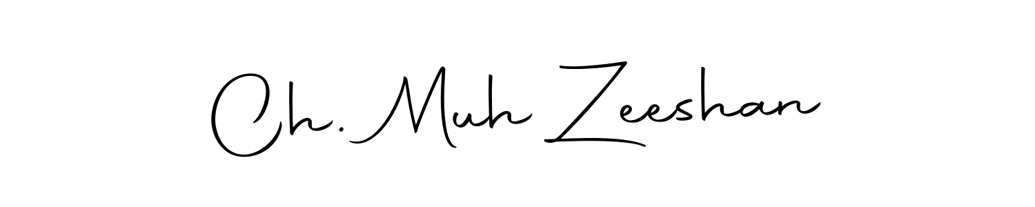 It looks lik you need a new signature style for name Ch. Muh Zeeshan. Design unique handwritten (Autography-DOLnW) signature with our free signature maker in just a few clicks. Ch. Muh Zeeshan signature style 10 images and pictures png