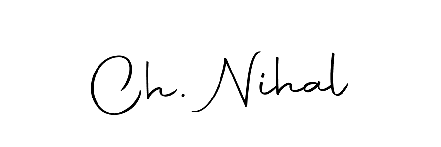 Similarly Autography-DOLnW is the best handwritten signature design. Signature creator online .You can use it as an online autograph creator for name Ch. Nihal. Ch. Nihal signature style 10 images and pictures png