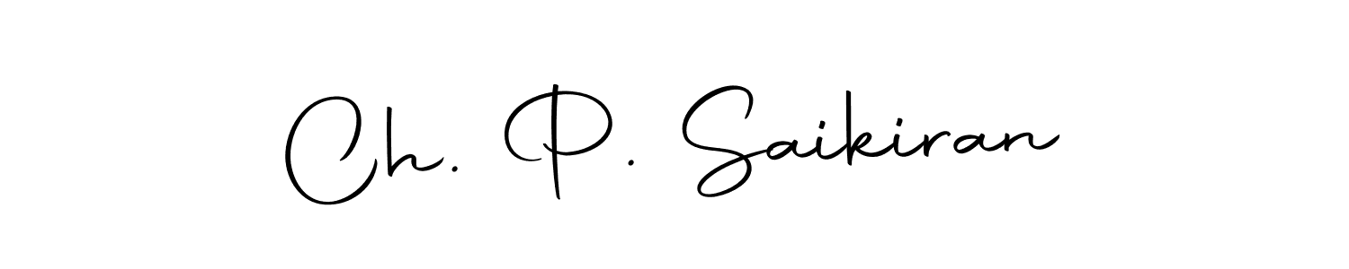 It looks lik you need a new signature style for name Ch. P. Saikiran. Design unique handwritten (Autography-DOLnW) signature with our free signature maker in just a few clicks. Ch. P. Saikiran signature style 10 images and pictures png