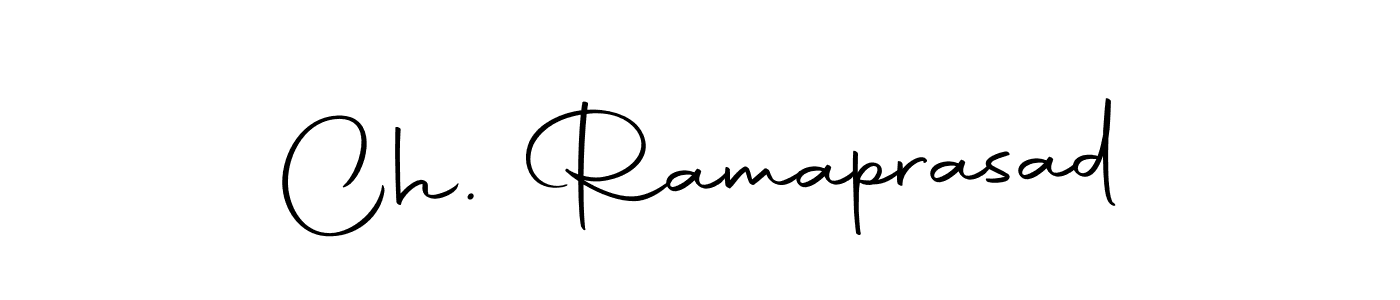 Design your own signature with our free online signature maker. With this signature software, you can create a handwritten (Autography-DOLnW) signature for name Ch. Ramaprasad. Ch. Ramaprasad signature style 10 images and pictures png