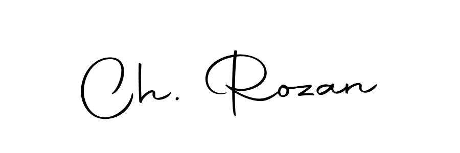 Make a beautiful signature design for name Ch. Rozan. With this signature (Autography-DOLnW) style, you can create a handwritten signature for free. Ch. Rozan signature style 10 images and pictures png