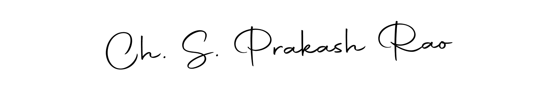 The best way (Autography-DOLnW) to make a short signature is to pick only two or three words in your name. The name Ch. S. Prakash Rao include a total of six letters. For converting this name. Ch. S. Prakash Rao signature style 10 images and pictures png