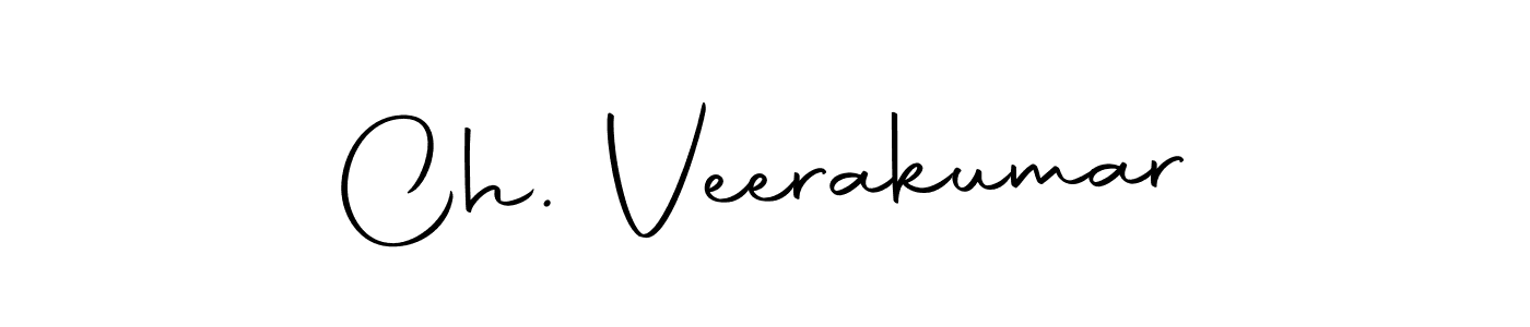 The best way (Autography-DOLnW) to make a short signature is to pick only two or three words in your name. The name Ch. Veerakumar include a total of six letters. For converting this name. Ch. Veerakumar signature style 10 images and pictures png