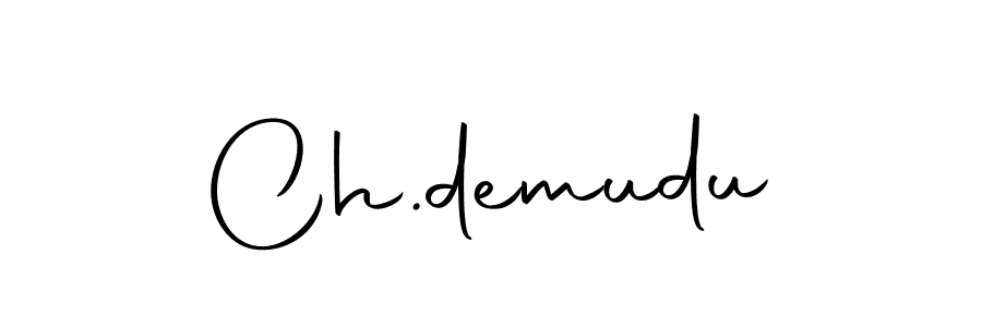 Use a signature maker to create a handwritten signature online. With this signature software, you can design (Autography-DOLnW) your own signature for name Ch.demudu. Ch.demudu signature style 10 images and pictures png