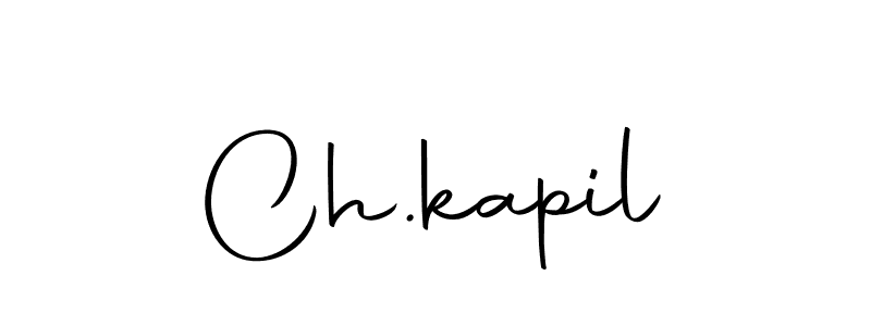 Ch.kapil stylish signature style. Best Handwritten Sign (Autography-DOLnW) for my name. Handwritten Signature Collection Ideas for my name Ch.kapil. Ch.kapil signature style 10 images and pictures png