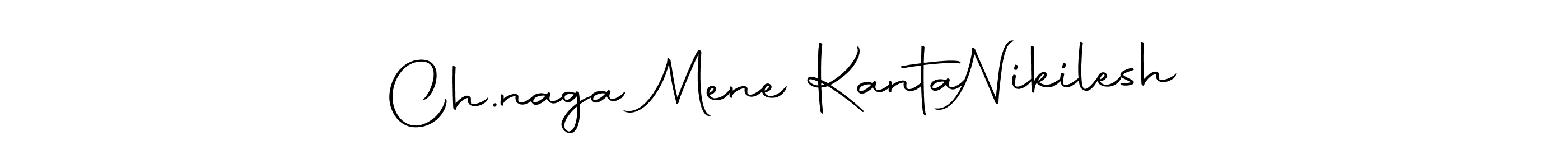 Design your own signature with our free online signature maker. With this signature software, you can create a handwritten (Autography-DOLnW) signature for name Ch.naga Mene Kanta  Nikilesh. Ch.naga Mene Kanta  Nikilesh signature style 10 images and pictures png