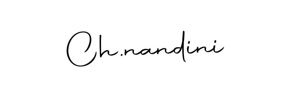 You should practise on your own different ways (Autography-DOLnW) to write your name (Ch.nandini) in signature. don't let someone else do it for you. Ch.nandini signature style 10 images and pictures png