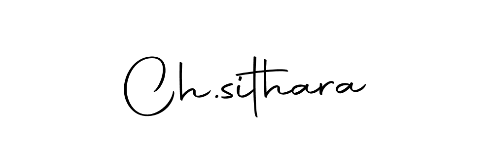 How to make Ch.sithara name signature. Use Autography-DOLnW style for creating short signs online. This is the latest handwritten sign. Ch.sithara signature style 10 images and pictures png