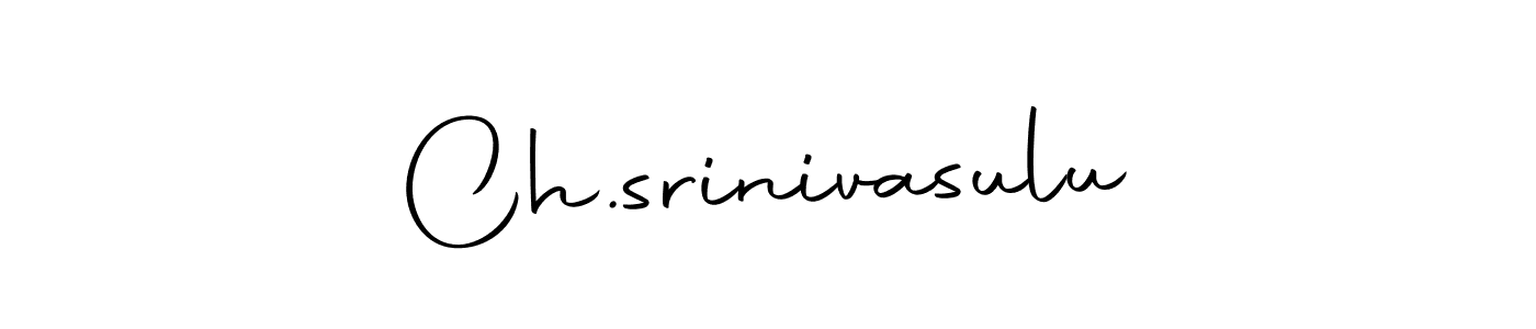 The best way (Autography-DOLnW) to make a short signature is to pick only two or three words in your name. The name Ch.srinivasulu include a total of six letters. For converting this name. Ch.srinivasulu signature style 10 images and pictures png